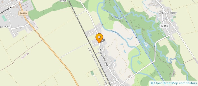 localisation de l'entreprise MONSIEUR BENJAMIN FERREIRA  SAVIERES