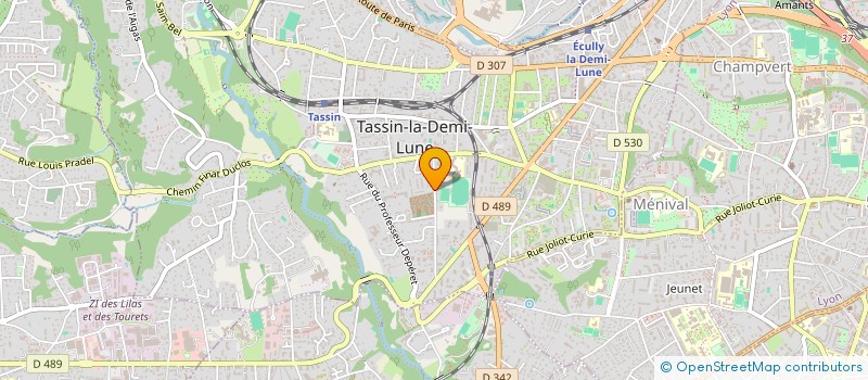 localisation de l'entreprise MONSIEUR BENJAMIN FERRER  TASSIN-LA-DEMI-LUNE