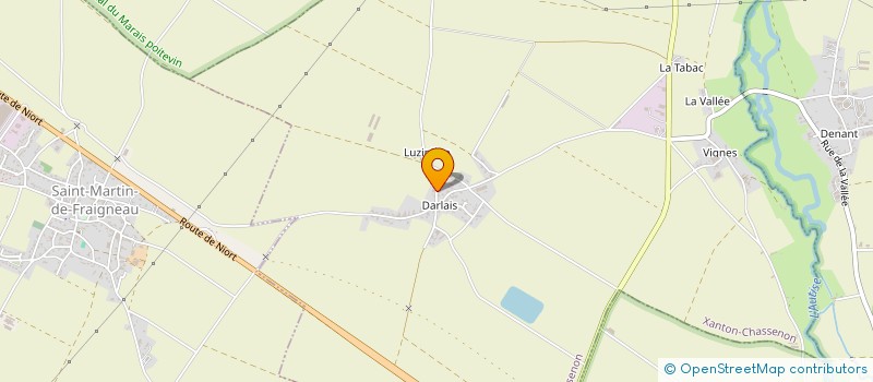 localisation de l'entreprise MONSIEUR BENJAMIN FERRET  XANTON-CHASSENON