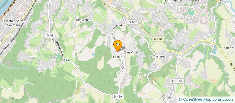 localisation de l'entreprise MONSIEUR BENJAMIN FERRIOL à VIENNE