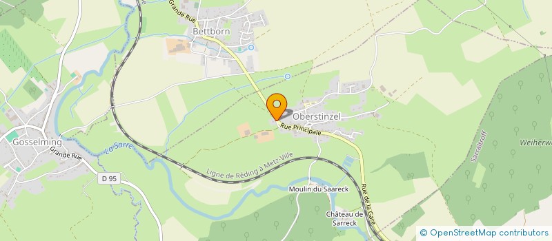 localisation de l'entreprise MONSIEUR BENJAMIN FETIQUE  OBERSTINZEL