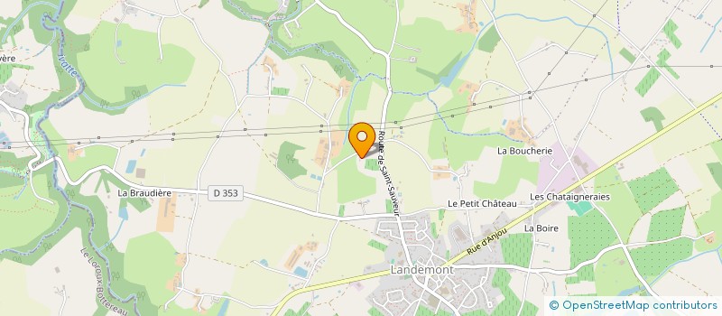 localisation de l'entreprise MONSIEUR BENJAMIN FEVRIER à OREE D'ANJOU