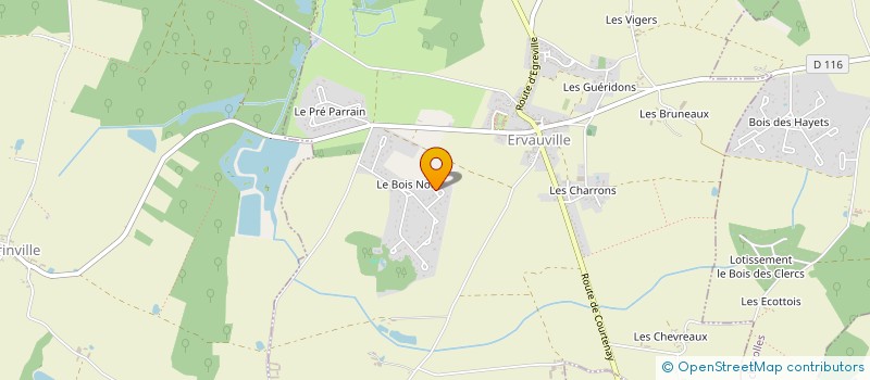 localisation de l'entreprise MONSIEUR BENJAMIN FIEVET à ERVAUVILLE
