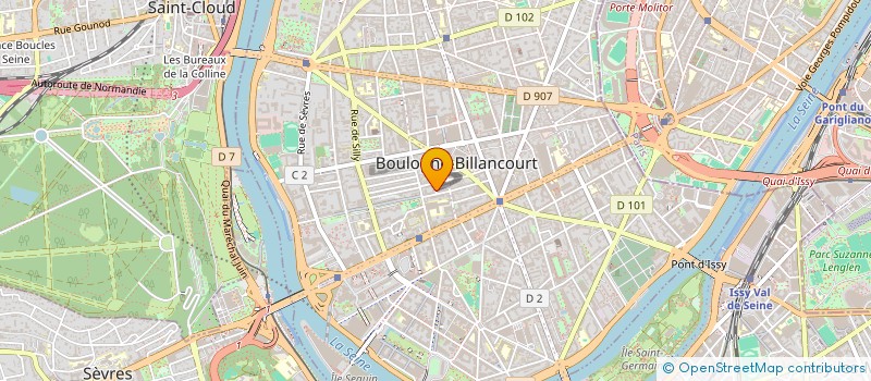 localisation de l'entreprise MONSIEUR BENJAMIN FILAFERRO  BOULOGNE-BILLANCOURT