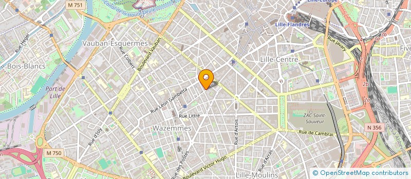 localisation de l'entreprise MONSIEUR BENJAMIN FILLATRE à LILLE