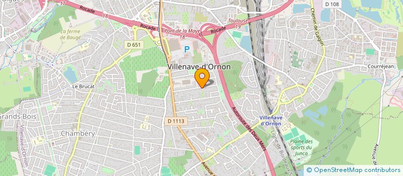 localisation de l'entreprise MONSIEUR BENJAMIN FILLON à VILLENAVE-D'ORNON