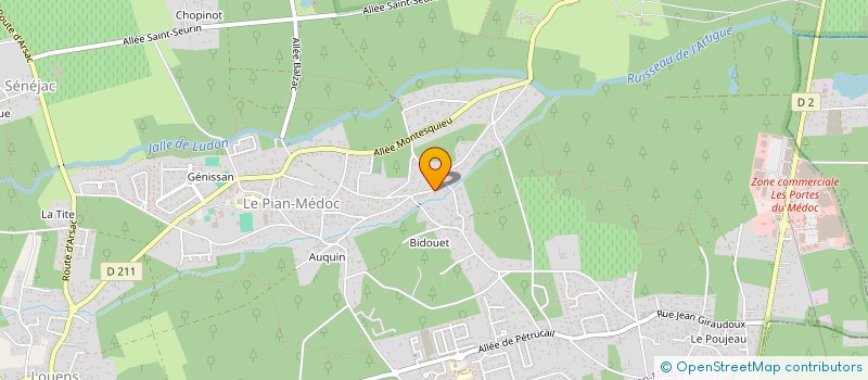 localisation de l'entreprise MONSIEUR BENJAMIN FISCHER à LE PIAN-MEDOC