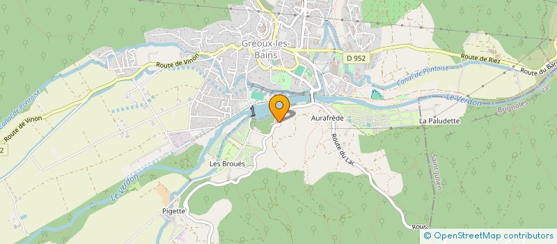 localisation de l'entreprise MONSIEUR BENJAMIN FOIGNOT à GREOUX-LES-BAINS