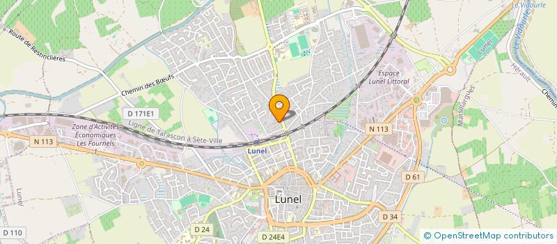 localisation de l'entreprise MONSIEUR BENJAMIN FOIS à LUNEL