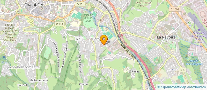 localisation de l'entreprise MONSIEUR BENJAMIN FOLLIET  BARBERAZ