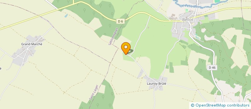 localisation de l'entreprise MONSIEUR BENJAMIN FONTAINE  BELLOT