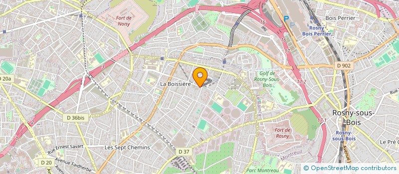 localisation de l'entreprise MONSIEUR BENJAMIN FONTANGES à MONTREUIL