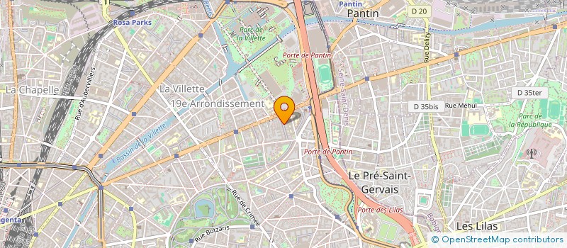 localisation de l'entreprise MONSIEUR BENJAMIN FORET  PARIS