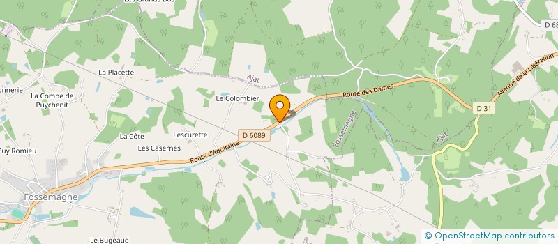 localisation de l'entreprise MONSIEUR BENJAMIN FORGES  FOSSEMAGNE