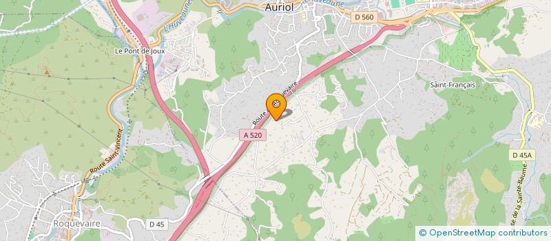 localisation de l'entreprise MONSIEUR BENJAMIN FORTE  AURIOL