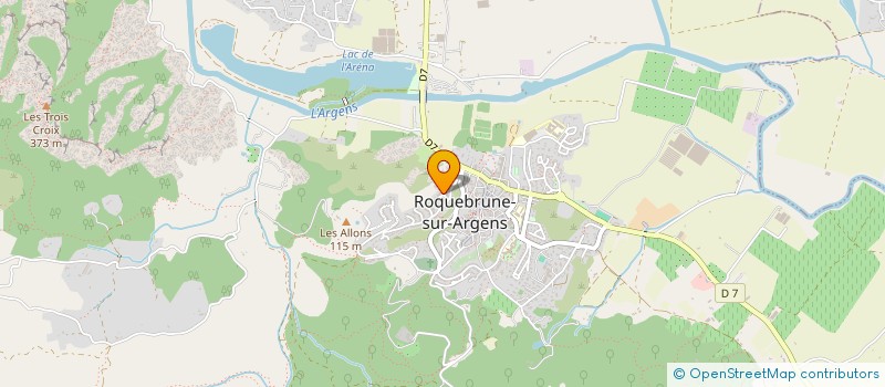 localisation de l'entreprise MONSIEUR BENJAMIN FORTI à ROQUEBRUNE-SUR-ARGENS