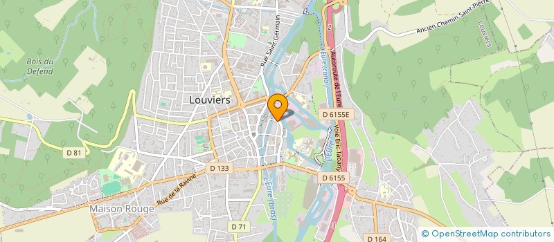 localisation de l'entreprise MONSIEUR BENJAMIN FORTIEZ  LOUVIERS