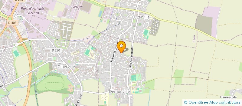 localisation de l'entreprise MONSIEUR BENJAMIN FOUILLEUL  DEMOUVILLE