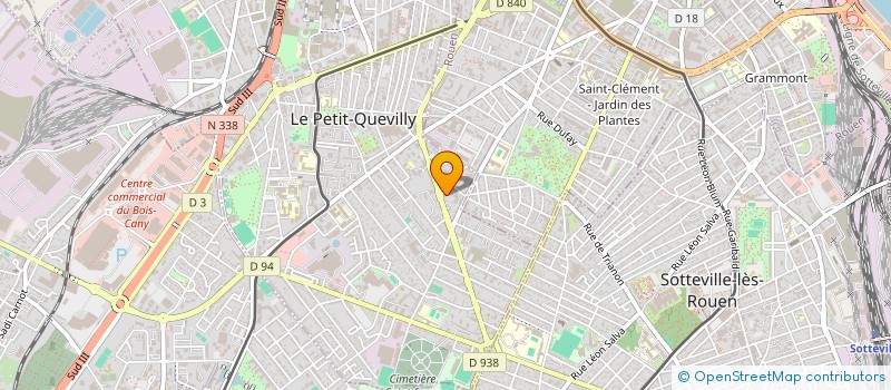 localisation de l'entreprise MONSIEUR BENJAMIN FOUQUER à LE PETIT-QUEVILLY