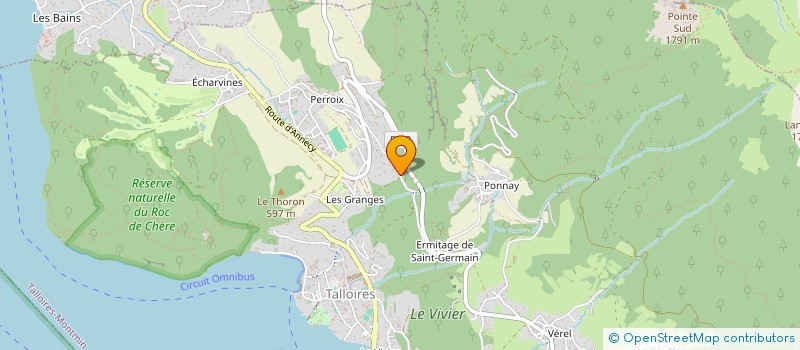 localisation de l'entreprise MONSIEUR BENJAMIN FOUQUERE  TALLOIRES-MONTMIN