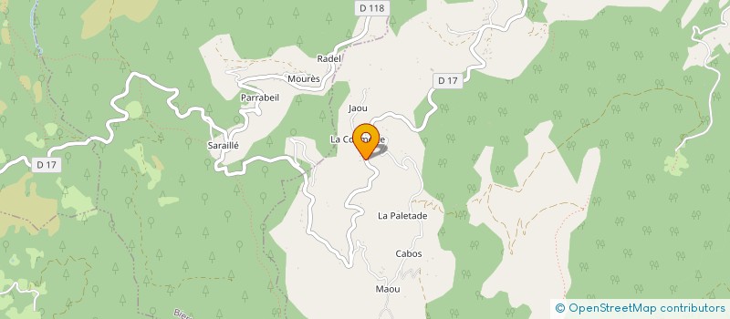 localisation de l'entreprise MONSIEUR BENJAMIN FRACES à SOULAN