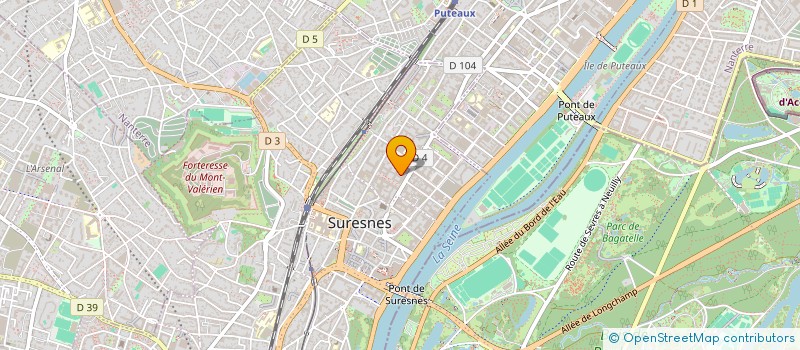 localisation de l'entreprise MONSIEUR BENJAMIN FRANCK à SURESNES