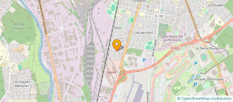 localisation de l'entreprise MONSIEUR BENJAMIN FRANCOIS  LE MANS