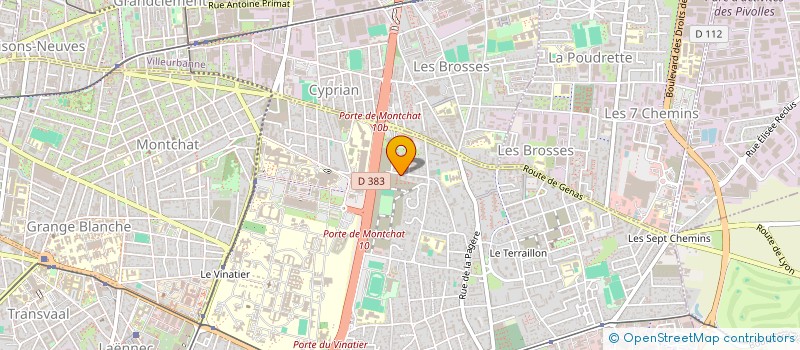 localisation de l'entreprise MONSIEUR BENJAMIN-FRANCOIS BUSSENAULT  BRON