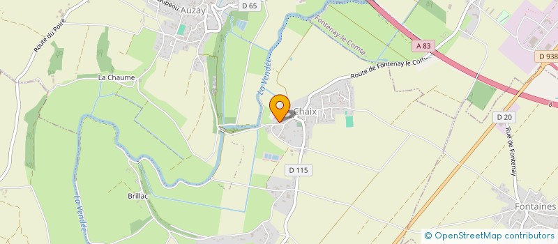 localisation de l'entreprise MONSIEUR BENJAMIN FRAND  AUCHAY-SUR-VENDEE