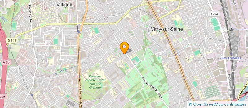 localisation de l'entreprise MONSIEUR BENJAMIN FREIDLINE à VITRY-SUR-SEINE