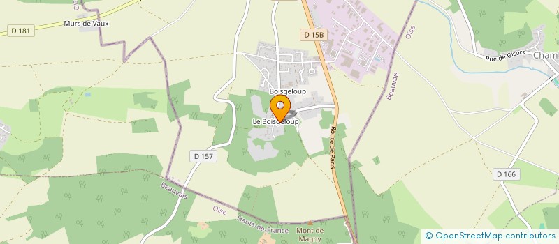 localisation de l'entreprise MONSIEUR BENJAMIN FRIZON DE LAMOTTE DE REGES à GISORS