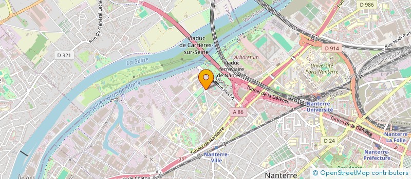 localisation de l'entreprise MONSIEUR BENJAMIN FURET  NANTERRE