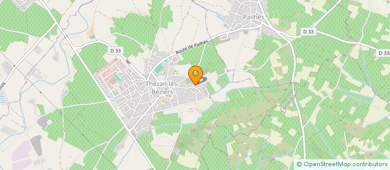 localisation de l'entreprise MONSIEUR BENJAMIN FUSCO  THEZAN-LES-BEZIERS