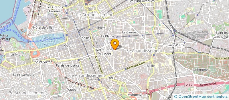 localisation de l'entreprise MONSIEUR BENJAMIN GABRIE à MARSEILLE
