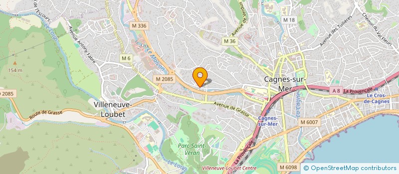 localisation de l'entreprise MONSIEUR BENJAMIN GAFSOU à CAGNES-SUR-MER