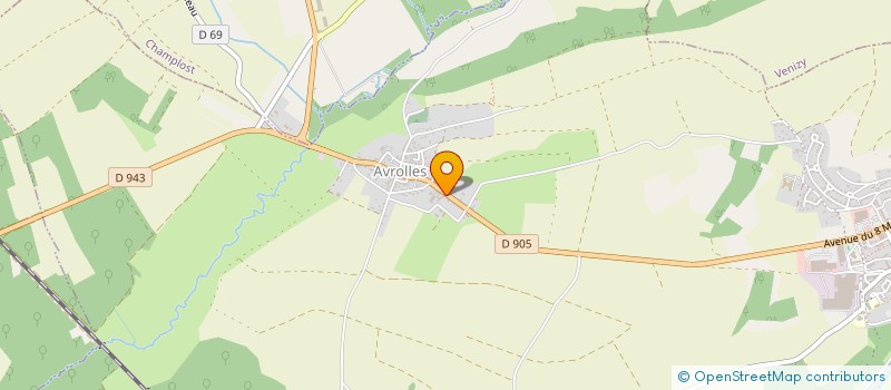 localisation de l'entreprise MONSIEUR BENJAMIN GAGNAIRE  SAINT-FLORENTIN