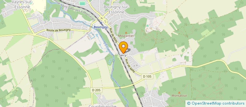 localisation de l'entreprise MONSIEUR BENJAMIN GAILLET  BOUTIGNY-SUR-ESSONNE