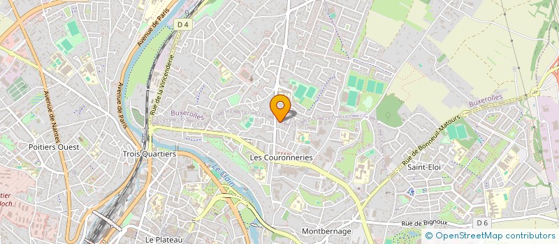 localisation de l'entreprise MONSIEUR BENJAMIN GALLIEN  POITIERS