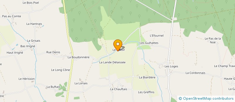 localisation de l'entreprise MONSIEUR BENJAMIN GALTON  BAZOUGES-LA-PEROUSE