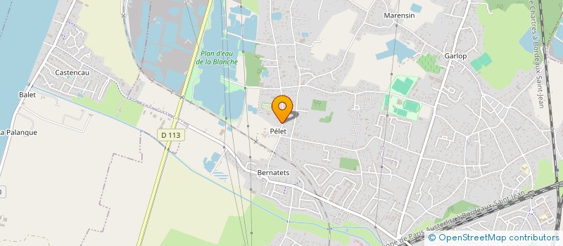 localisation de l'entreprise MONSIEUR BENJAMIN GANDON  AMBARES-ET-LAGRAVE