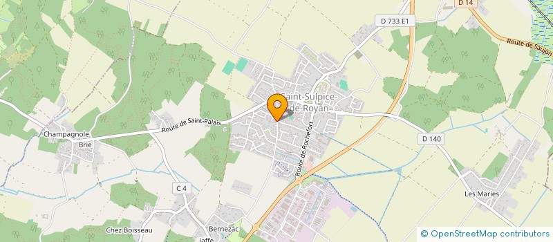 localisation de l'entreprise MONSIEUR BENJAMIN GARCIA  SAINT-SULPICE-DE-ROYAN