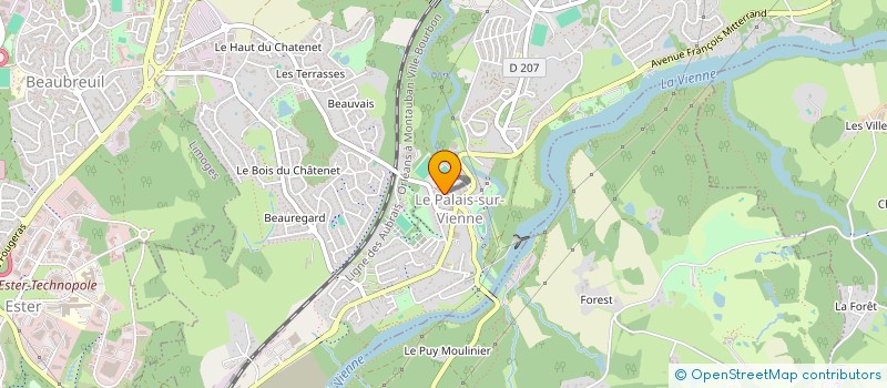 localisation de l'entreprise MONSIEUR BENJAMIN GARGOWITCH  LE PALAIS-SUR-VIENNE