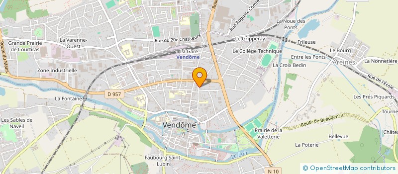 localisation de l'entreprise MONSIEUR BENJAMIN GARION à VENDOME