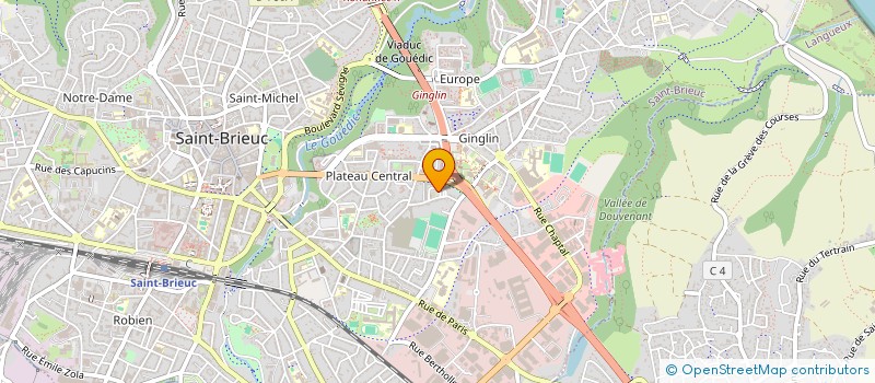 localisation de l'entreprise MONSIEUR BENJAMIN GARNIER à SAINT-BRIEUC