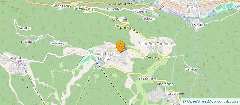 localisation de l'entreprise MONSIEUR BENJAMIN GASTINI à COURCHEVEL