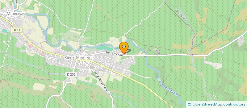 localisation de l'entreprise MONSIEUR BENJAMIN GASTOU  RIEUX-MINERVOIS