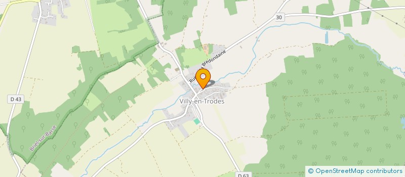 localisation de l'entreprise MONSIEUR BENJAMIN GAUTHIER  VILLY-EN-TRODES