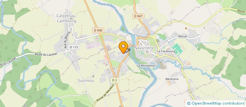 localisation de l'entreprise MONSIEUR BENJAMIN GAUTRET  SUSMIOU