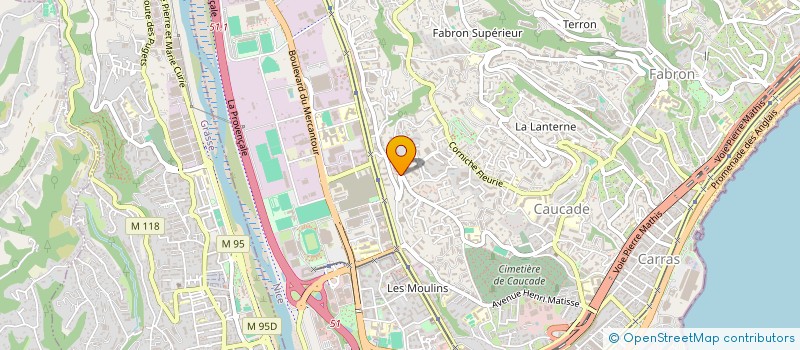 localisation de l'entreprise MONSIEUR BENJAMIN GAYDON  NICE