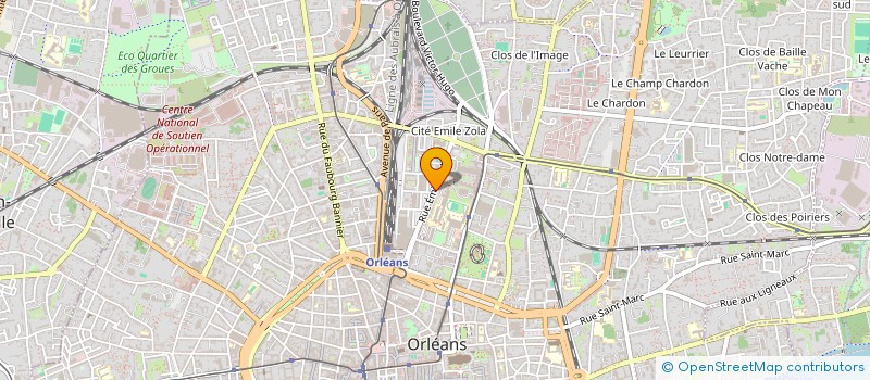 localisation de l'entreprise MONSIEUR BENJAMIN GAYTE  ORLEANS